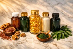 best vegan omega 3 capsules in India with algae-based DHA source