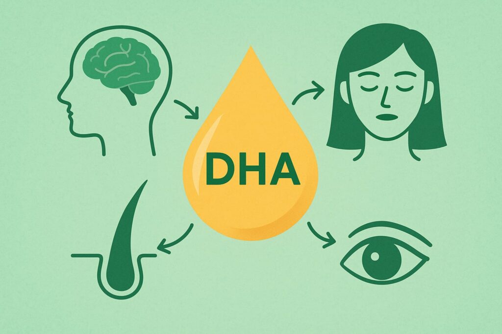 Vegan DHA Benefits for Skin Hair Eyes
