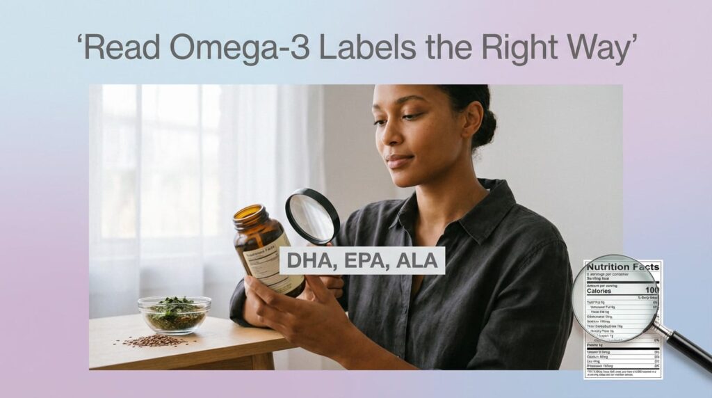 How to Read Omega 3 Label