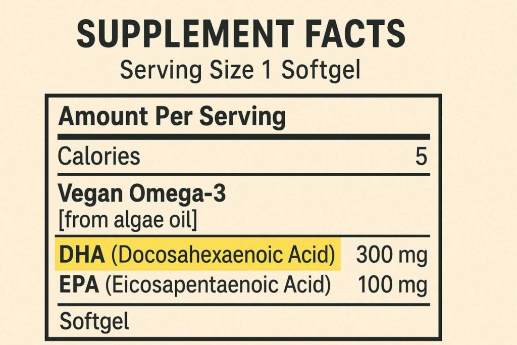 How to Read Omega 3 Label