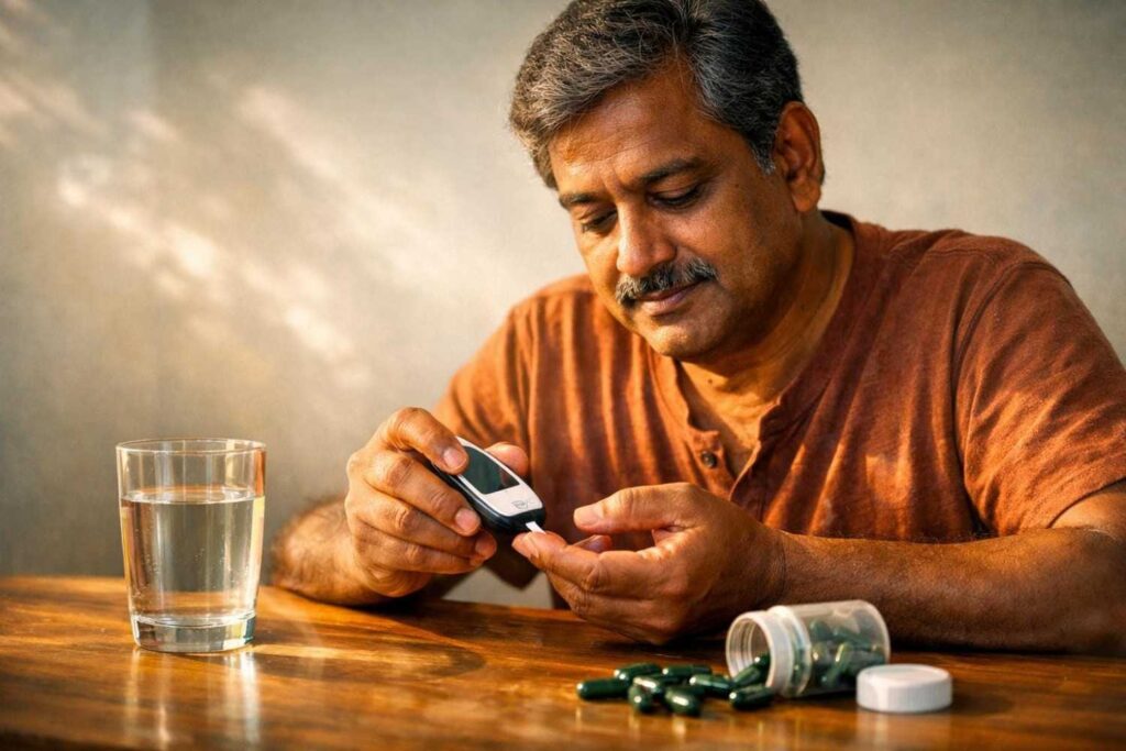 Omega 3 for diabetes in India — vegan DHA capsules for diabetic health support