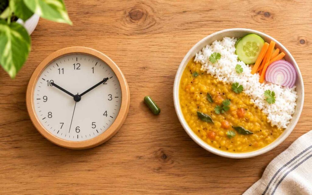 Best time to take vegan DHA in India — morning lunch or dinner comparison