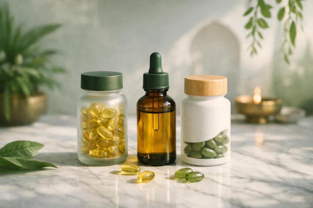 Best vegan omega 3 supplements for joint pain in India — algal DHA capsules