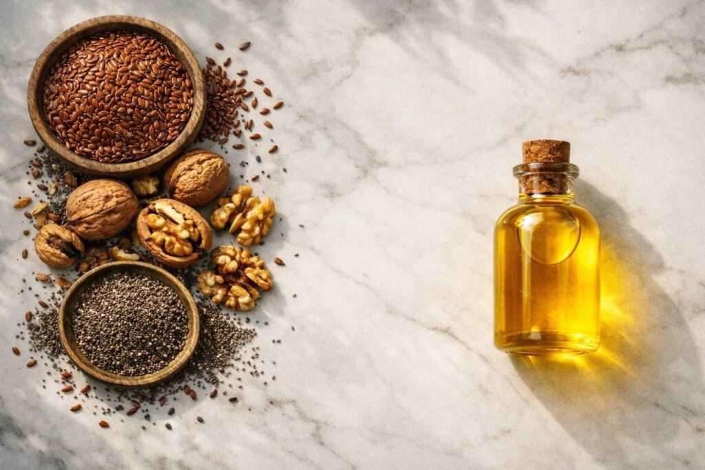ALA vs DHA sources for brain health — why Indian vegetarians need algal oil not just flaxseeds
