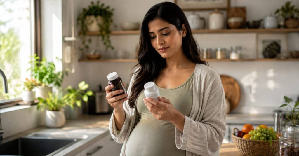 Vegan DHA vs Prenatal Multivitamin During Pregnancy in India