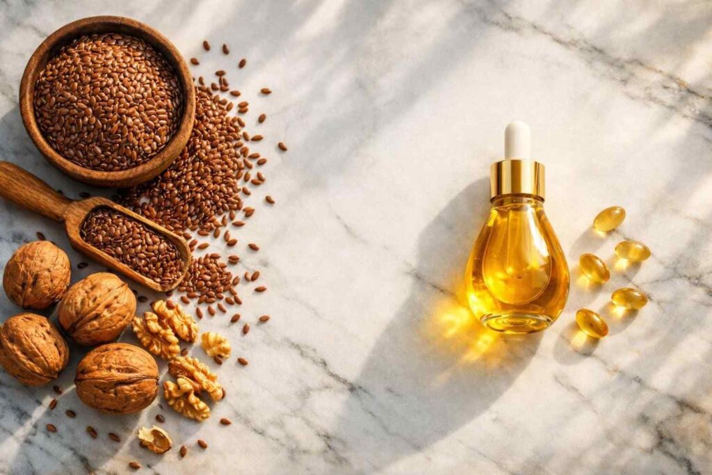 Flaxseeds vs algal oil for Indian men — why ALA is not enough for direct DHA needs