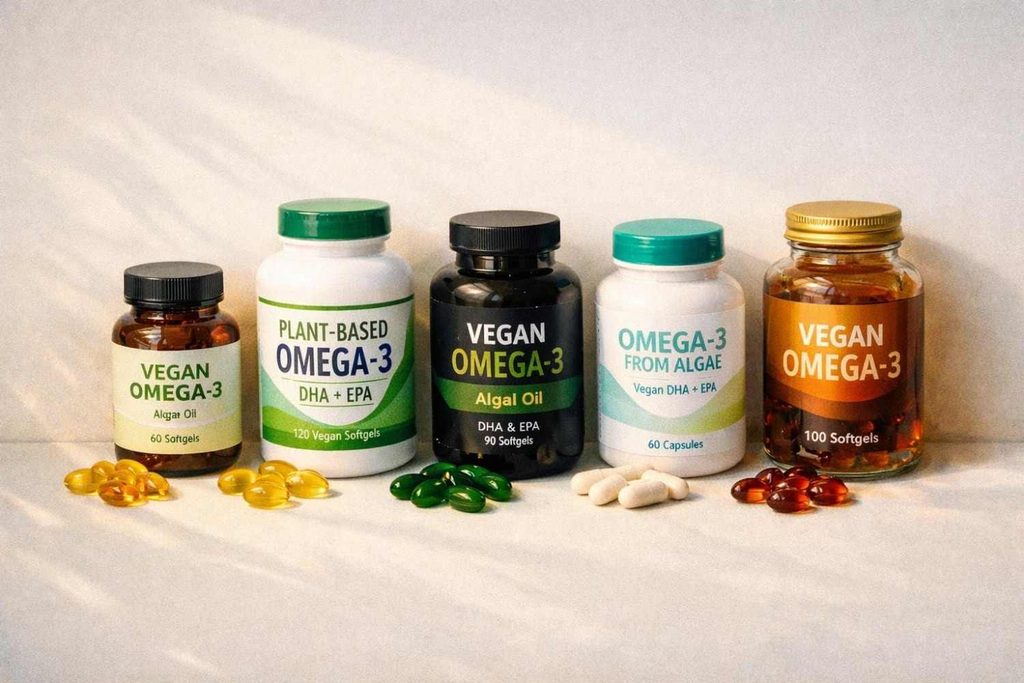 5 vegan omega 3 products for skin compared