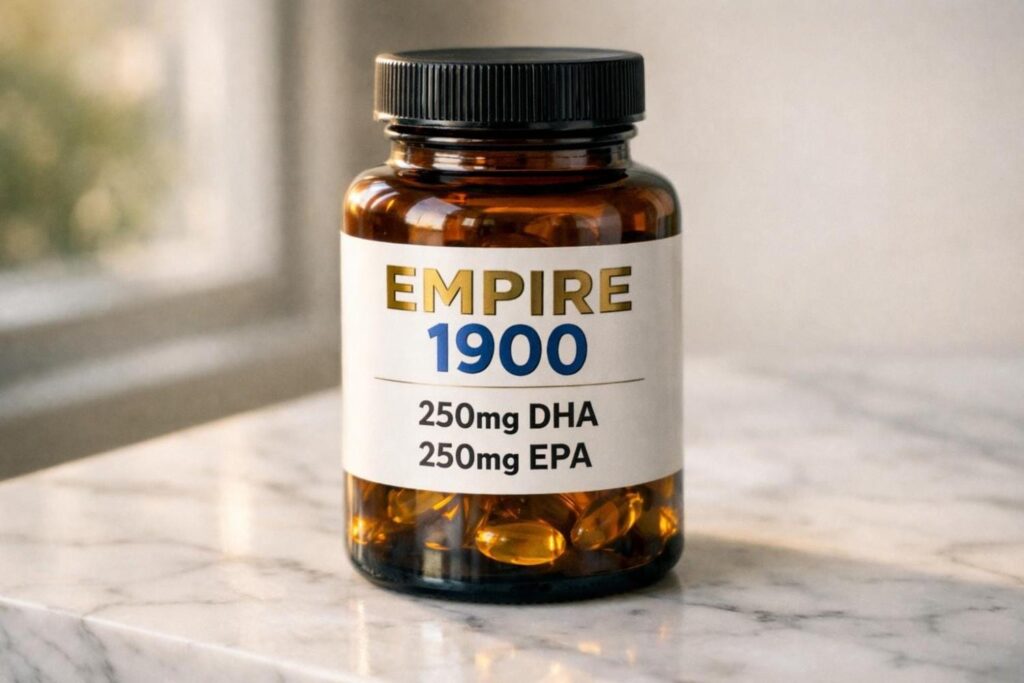Empire 1900 vegan omega 3 EPA DHA — best budget algal oil supplement under 1000 rupees India 