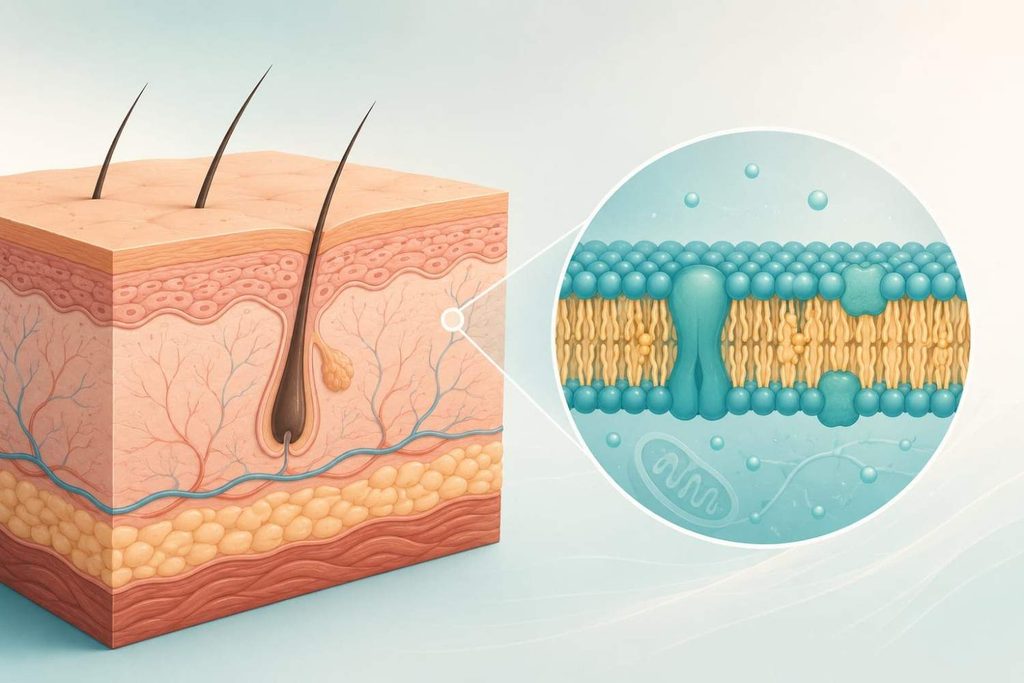 DHA EPA role in skin cell structure