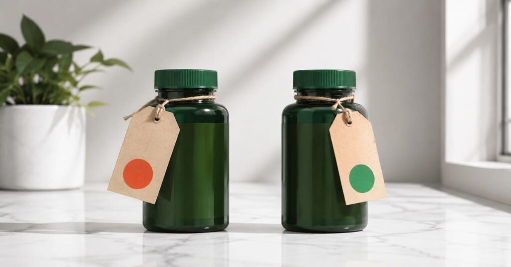 Vegan DHA supplement price India — cheap vs premium algal oil comparison for Indian buyers