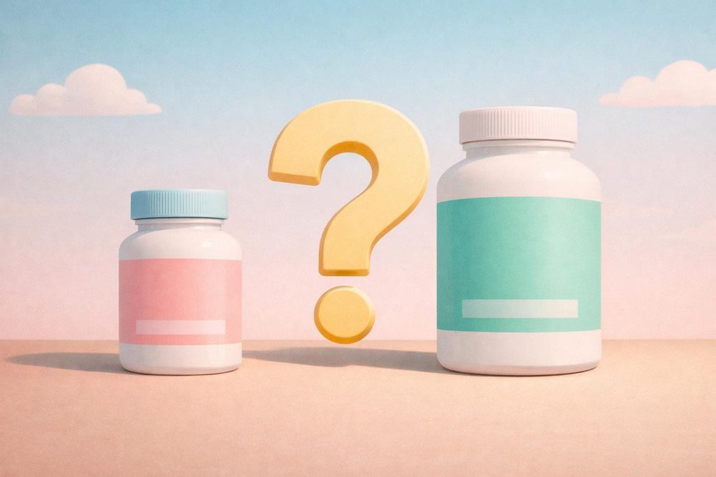 Bottle price vs actual DHA content confusion