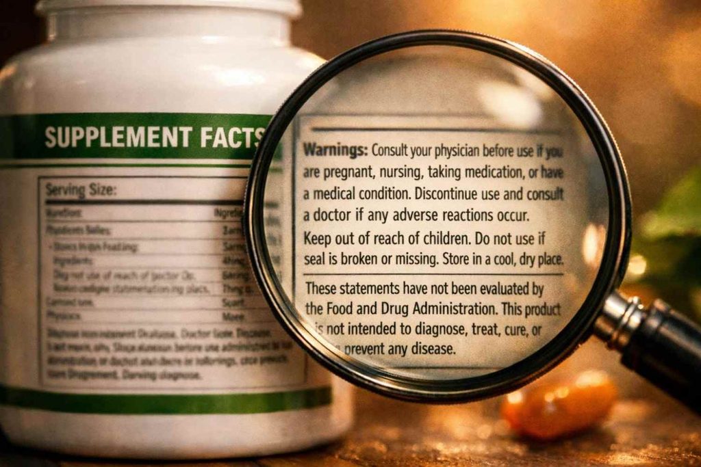 DHA percentage hidden in fine print