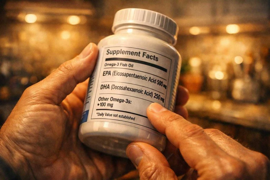 Checking EPA and DHA content before buying vegan omega 3 for period pain
